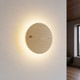 Round Backlit LED Wall Light Natural Wood Tri-CCT 1350lm 14W Dimmable 26cm Round Backlit LED Wall Light Natural Wood Tri-CCT 1350lm 14W Dimmable 26cm